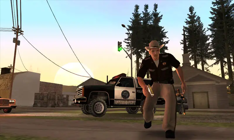 Latest GTA San Andreas for PC + Windows 10 (Free Download) 2 Screenshot Police